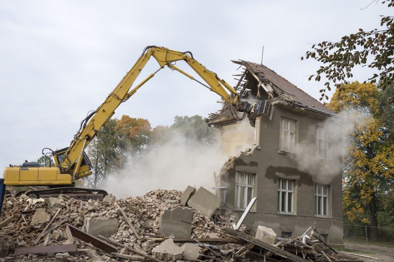 Clearing Debris After Demolition