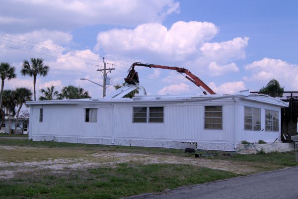 Mobile Home Demolition in Anderson