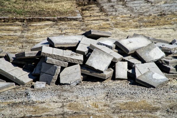Patio Slab Demolition in Anderson